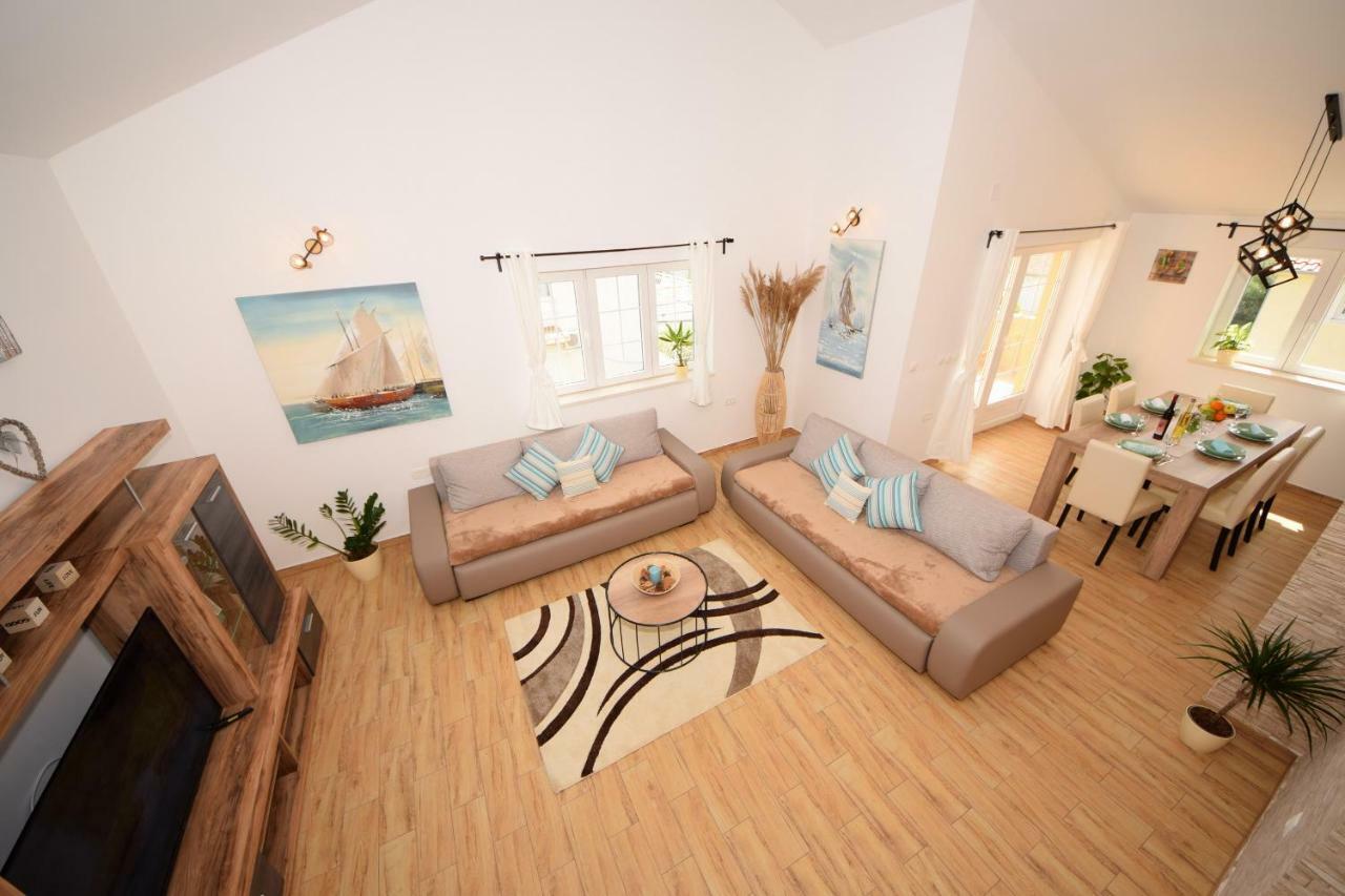 Luxury Penthouse With Jacuzzi In Оребич Екстер'єр фото